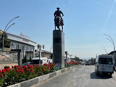 03B Alymbek Datka statue in Osh Kyrgyzstan on the way to Lenin Peak Base Camp